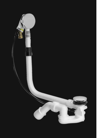 Bath filling, waste and overflow fitting unit Ø 52 mm, 725 mm