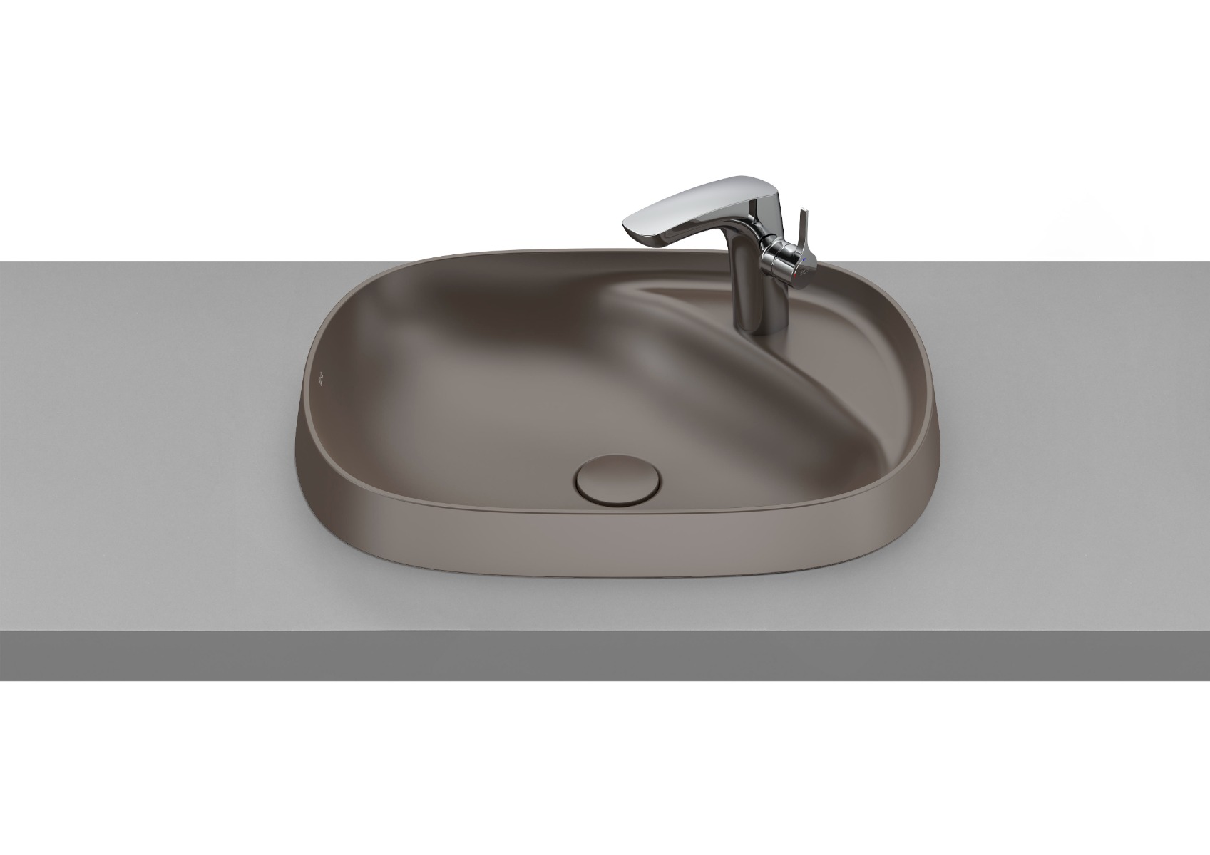 In countertop FINECERAMIC basin COFFEE