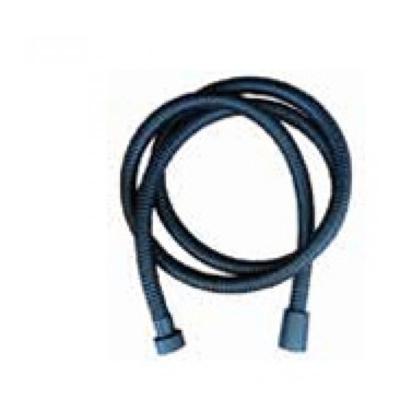 Stainless Steel Black finish Regular Bore Shower Hose - 1.5m Strong S/S Hose Mul (BH150)