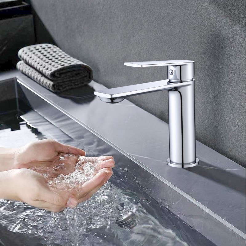 Bliss Single Lever Basin Mixer with Clicker Waste - Chrome (BLISS)