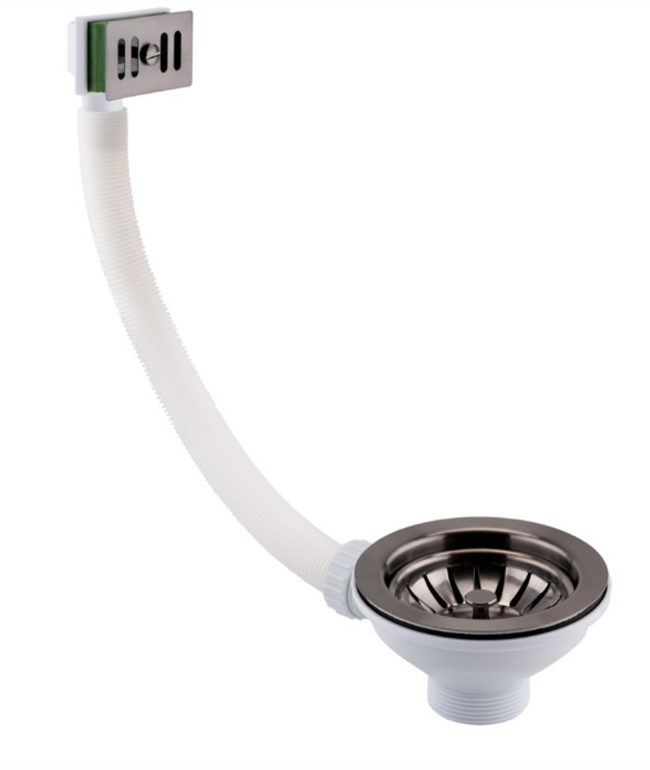 JTP - Basket Strainer Waste Square Overflow