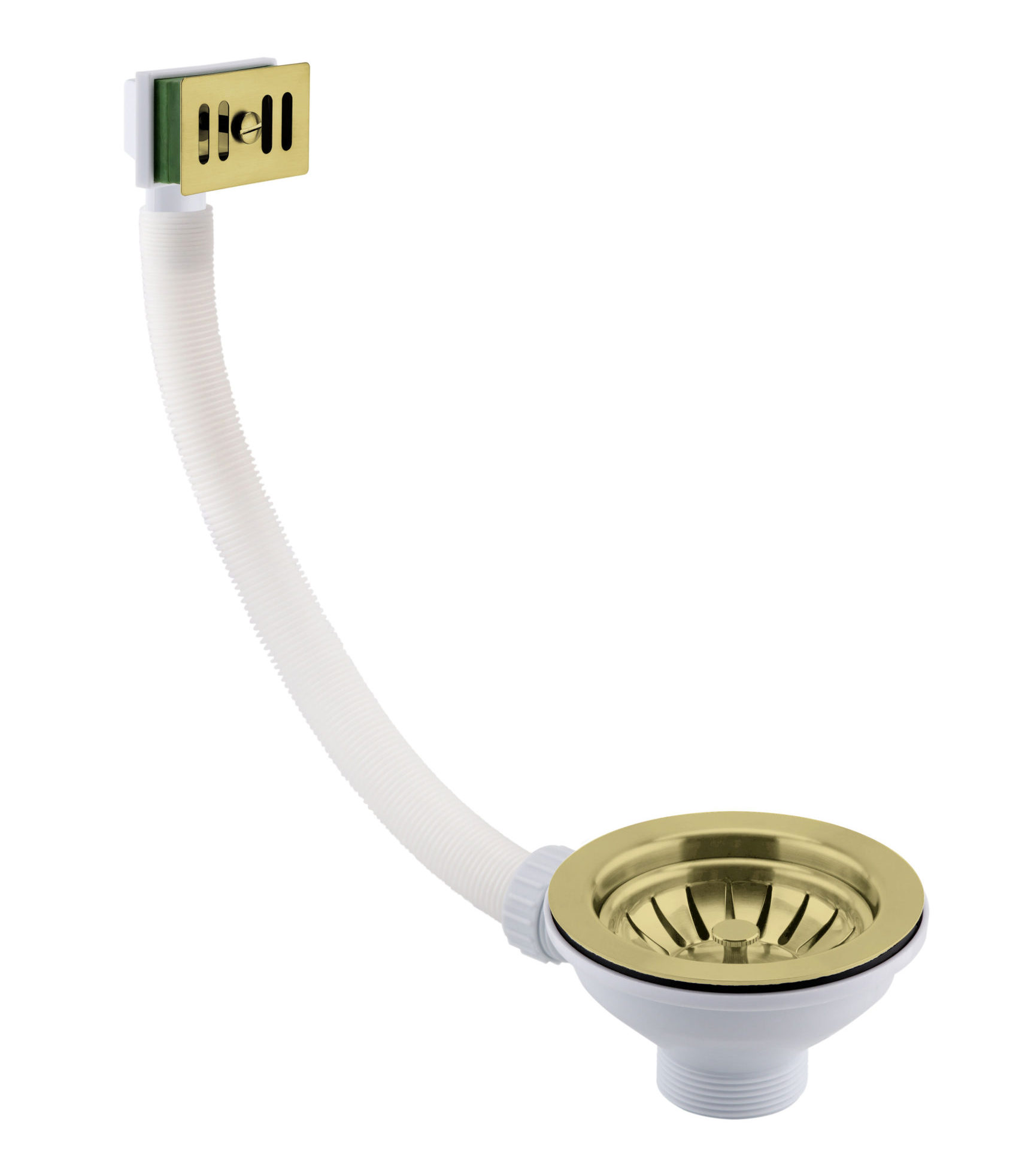JTP - Basket Strainer Waste Square Overflow