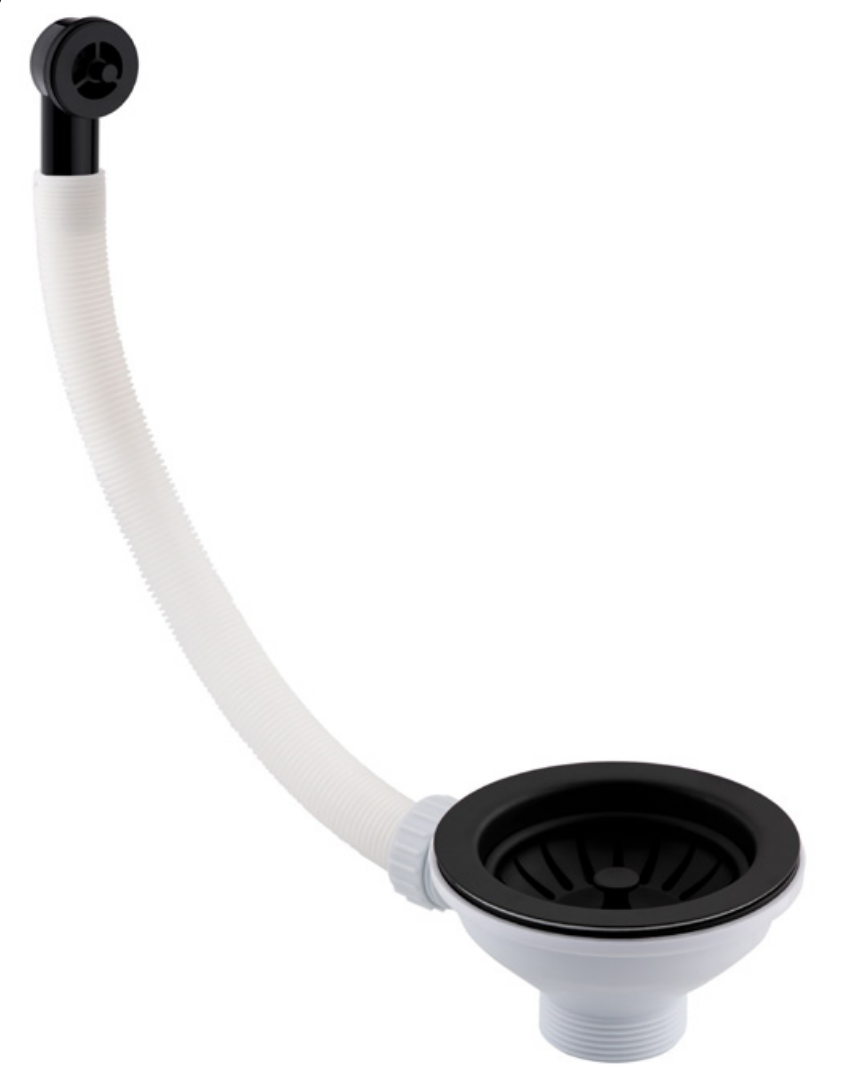 JTP - Basket Strainer Waste Round Overflow