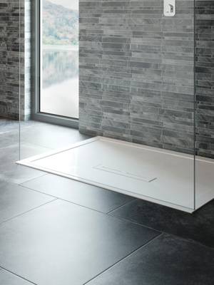 Kudos Connect2 1500 x 700mm Tray & Waste - White