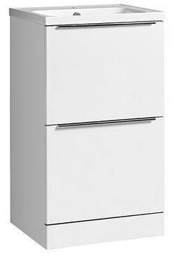 Cadence 500 Floor Mounted Unit & Basin Gloss White