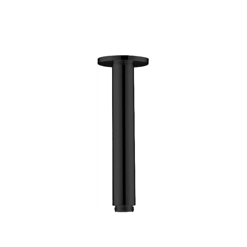 Round ceiling shower arm 150mm Matt Black (CAR3-B)