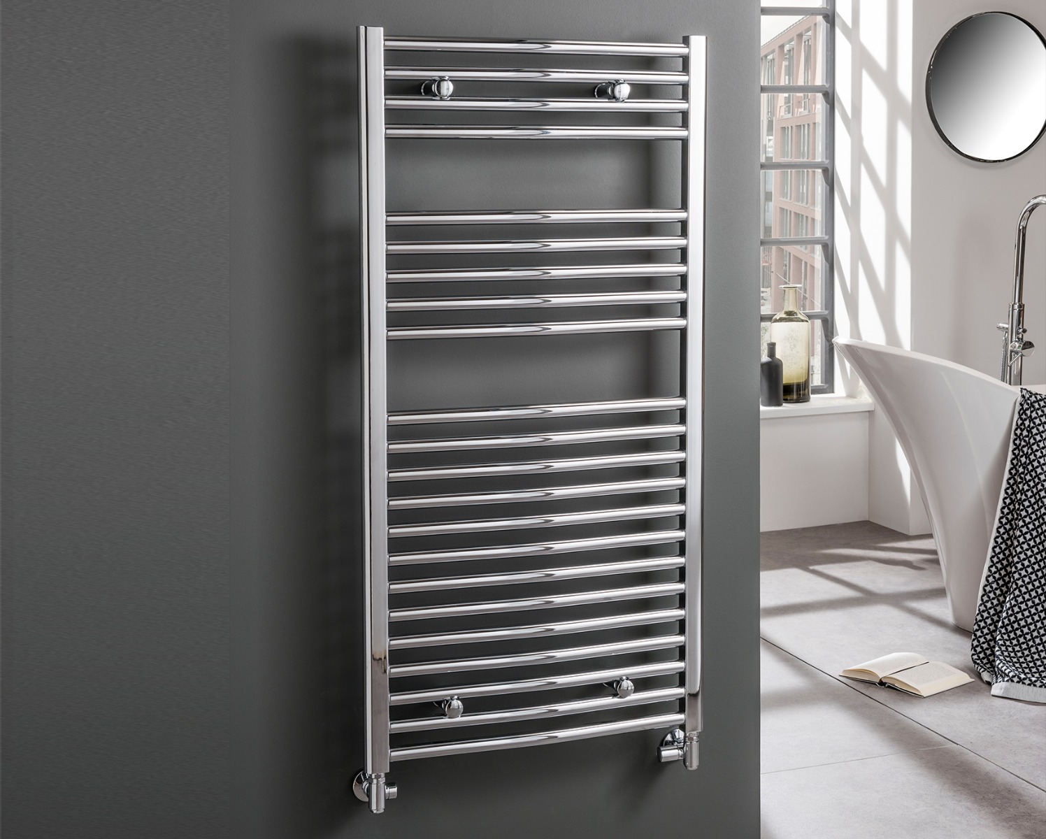 Ladder Rails Chorus (curved) Electric Only - White 1500x500