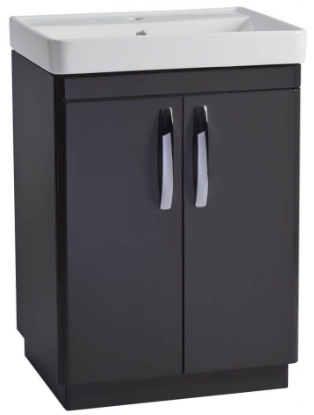 Compass 600 Freestanding Unit & Basin Gloss Clay