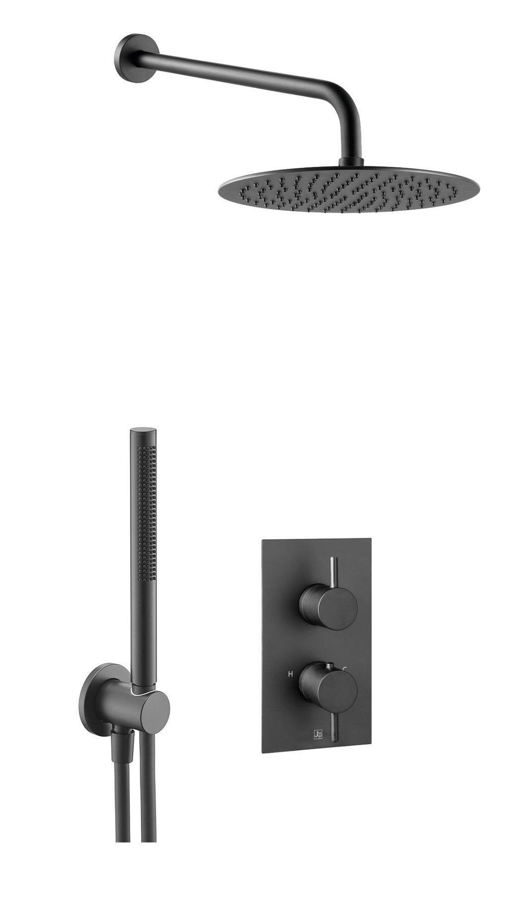 JTP - Vos Shower Combination 2 Outlet Matt Black