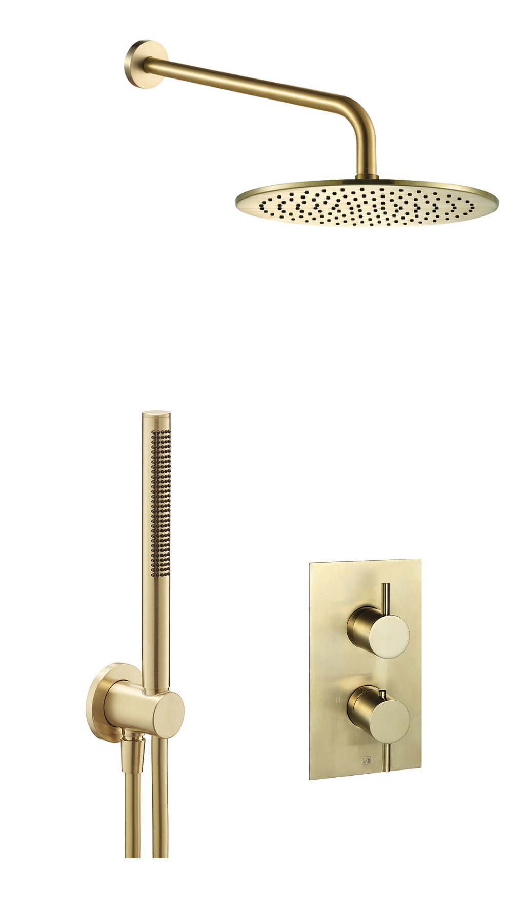 JTP - Vos Shower Combination 2 Outlet Brushed Brass