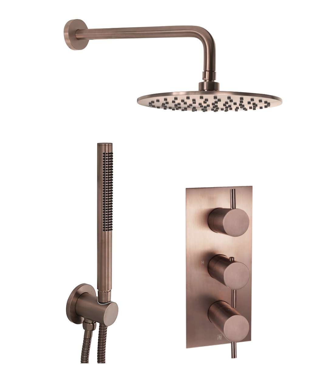 JTP - Vos Shower Combination 2 Outlet Brushed Bronze