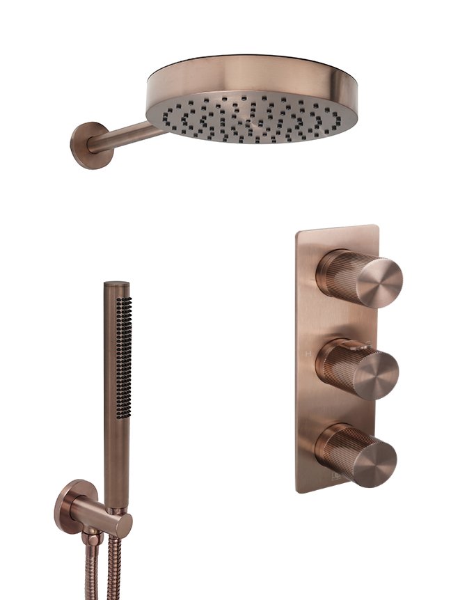JTP - Evo Shower Combination 2 Outlet Brushed Bronze