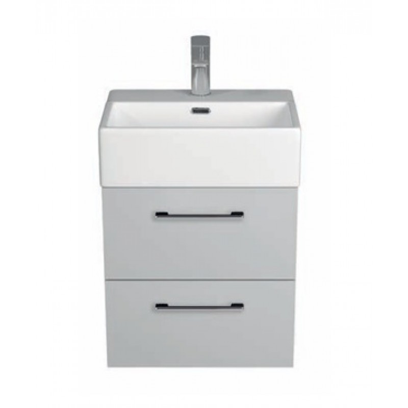 CORE 2 drawer wall hung vanity unit & basin (COR40W-GG)