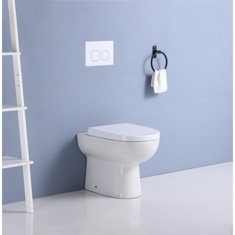Cosmo back to wall wc pan with soft close seat (COS002)