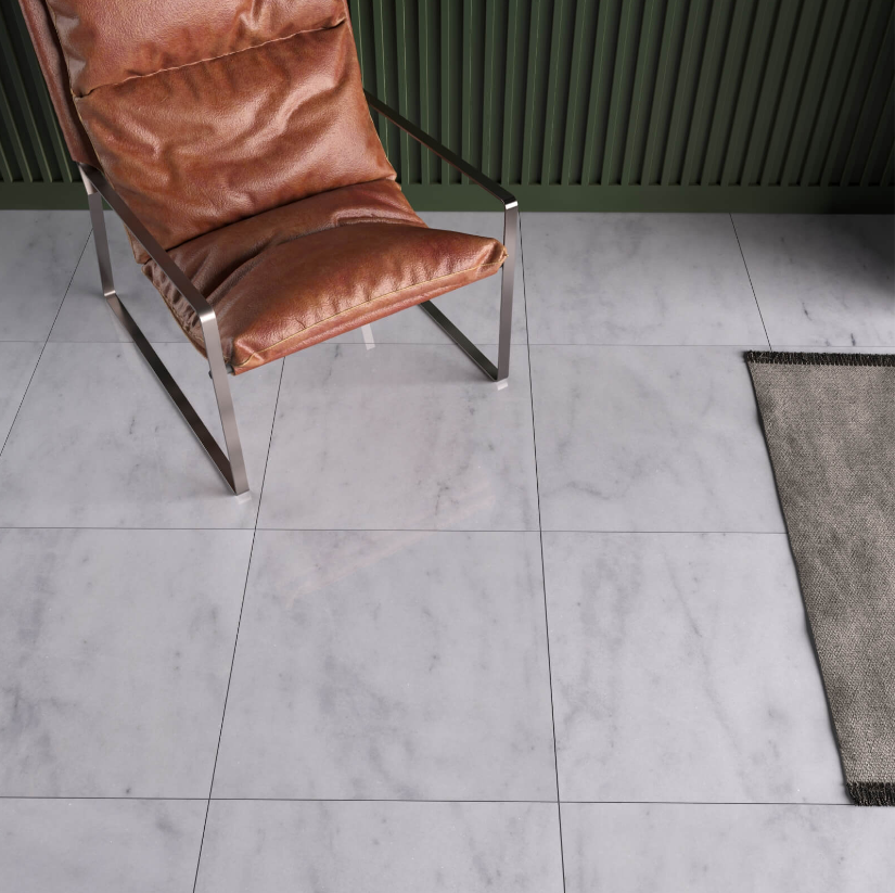 Carrara White Polished 305x610x10- Price per m2
