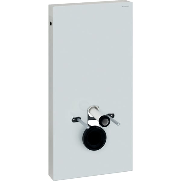 Geberit Monolith sanitary module for wall-hung WC, 101 cm, front cladding made of glass