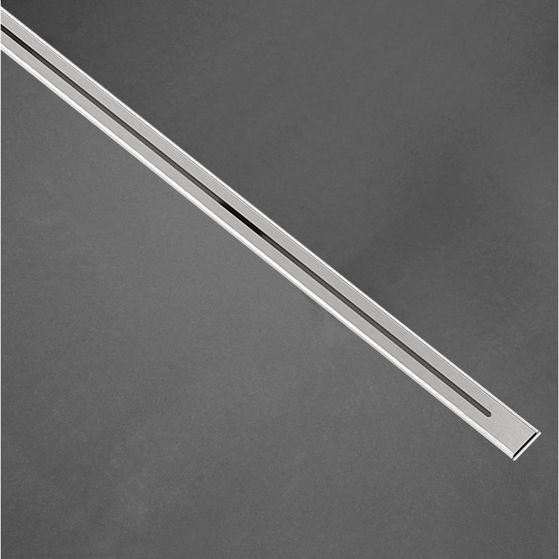 Dash Slim Shower Drain & Grate - 600mm - Brush Steel (DASH60)