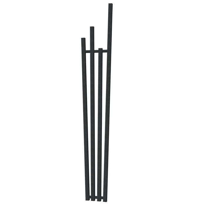 Radox Manhattan 1800mm x 451mm Radiator in Black Pearl Output (BTU) 2987