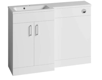 NEXUS 1200 BASIN UNIT & BACK TO WALL UNIT GLOSS WHITE