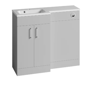 NEXUS 1000 BASIN UNIT & BACK TO WALL UNIT LIGHT GREY