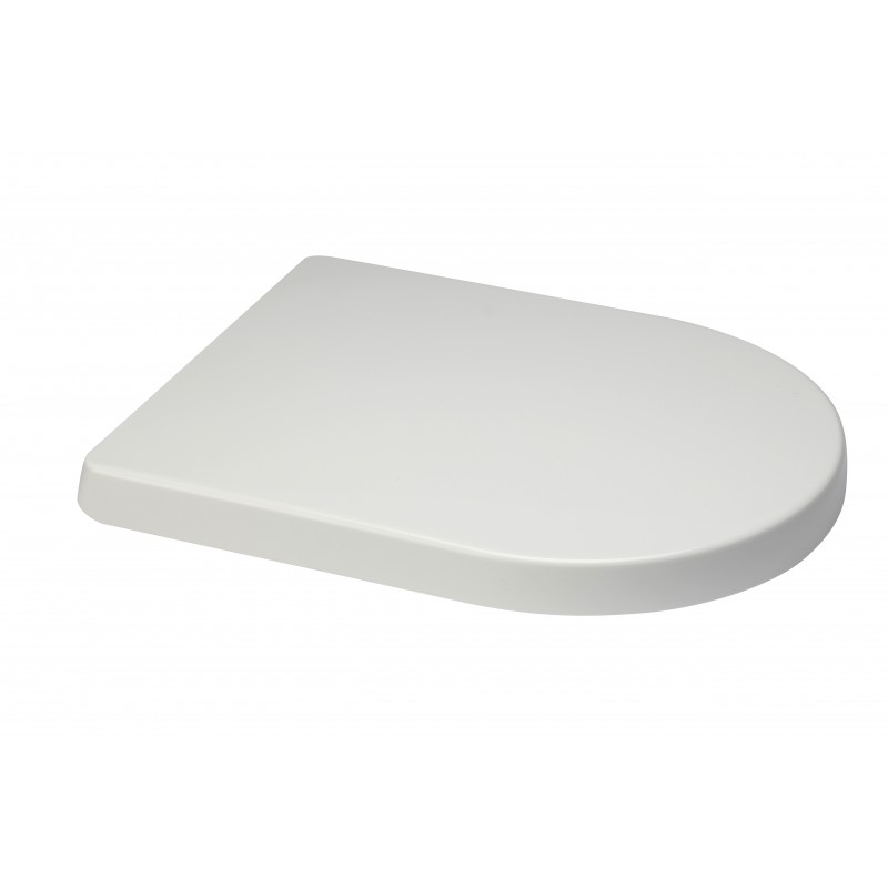 Luxury 'D' shape wrap over soft close toilet seat, heavy duroplast material seat (EB108)