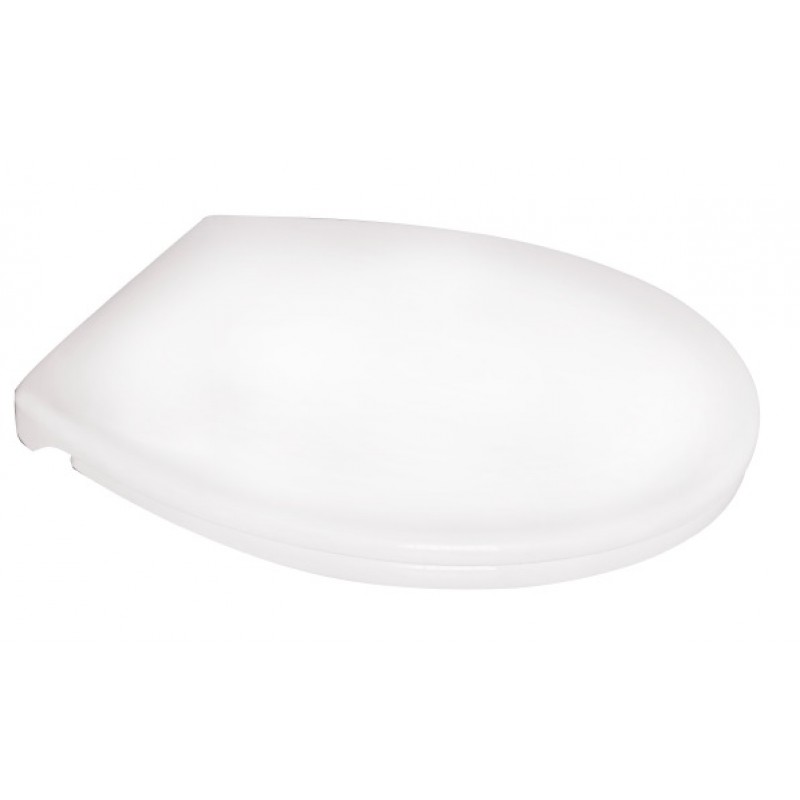 Economy soft close (universal Shape) seat cover (PP) with stainless steel top fi (EB111)