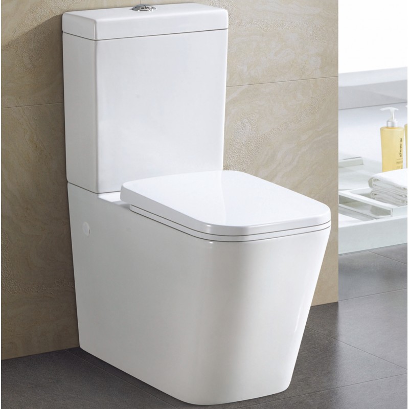 Edge C/C WC (fully back to wall) with Geberit flush fittings & soft close seat (EDG003)
