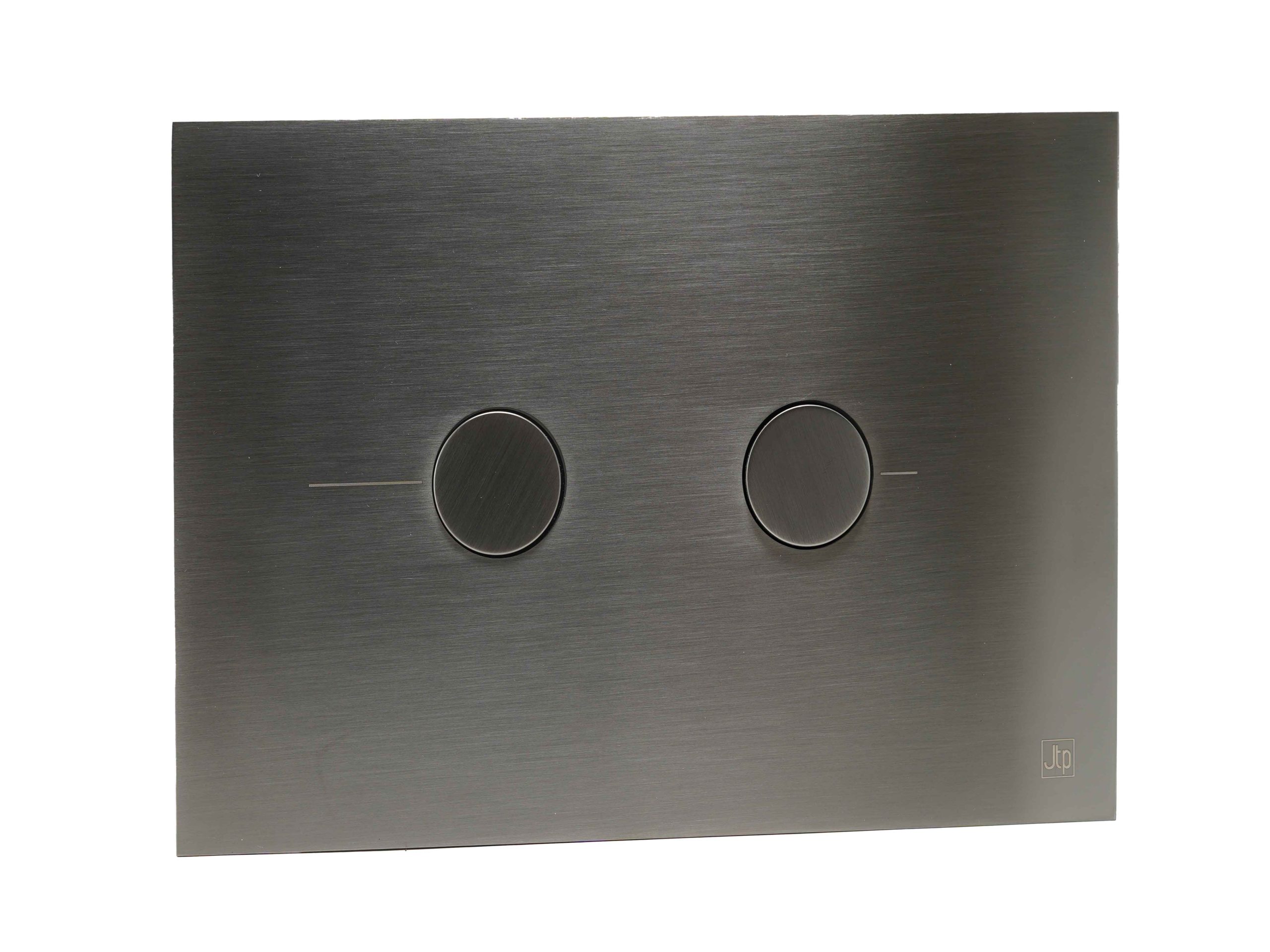 JTP - Brushed Black Metal Pneumatic Flush Plate