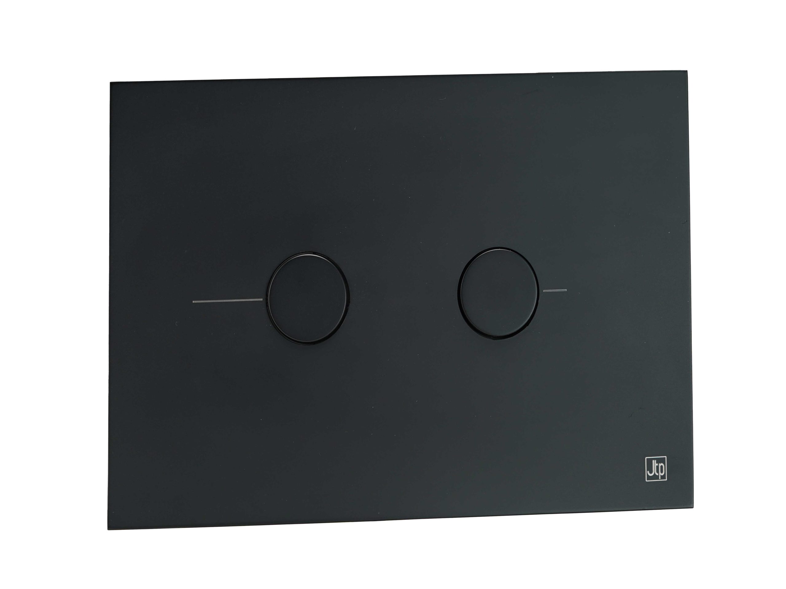 JTP - Matt Black Metal Pneumatic Flush Plate