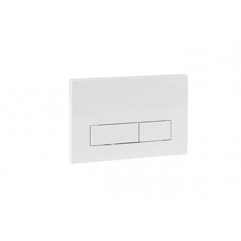 Dual Flush Plate, Square - Gloss Chrome Only compatible with FMC001 (FP-S001)