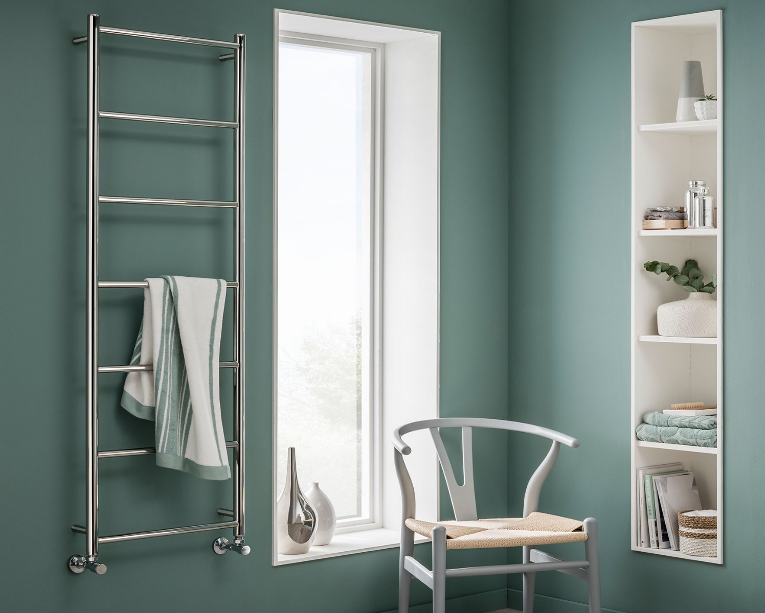 Ladder Rails Galaxy Electric Only - Polished Stainless Steel 1200x500