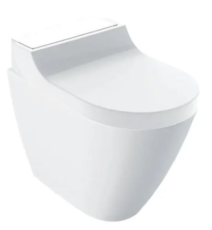  Geberit AquaClean Enhancement Solutions - Tuma Comfort Floorstanding Complete Set - Stainless Steel