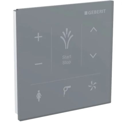 Mera Wall Panel Control - Black Glass