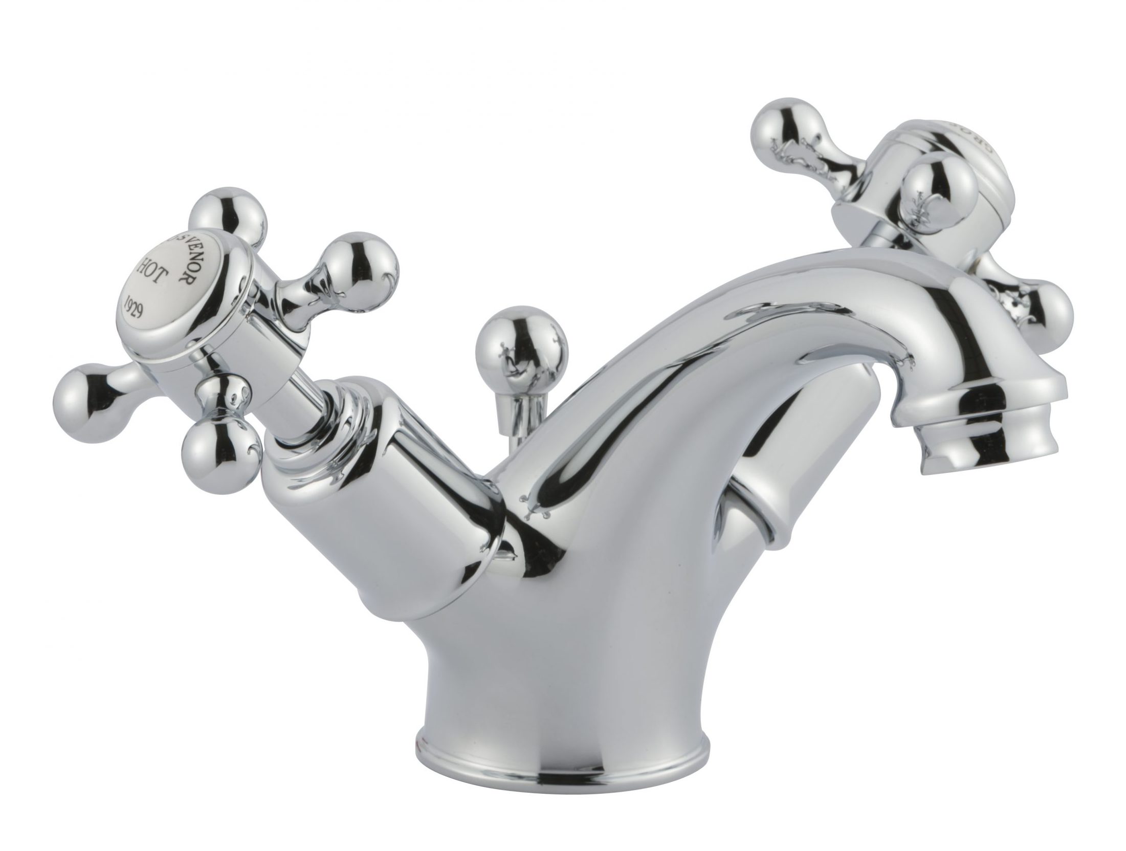 JTP - Grosvenor Cross Basin Mixer with Pop Up Waste