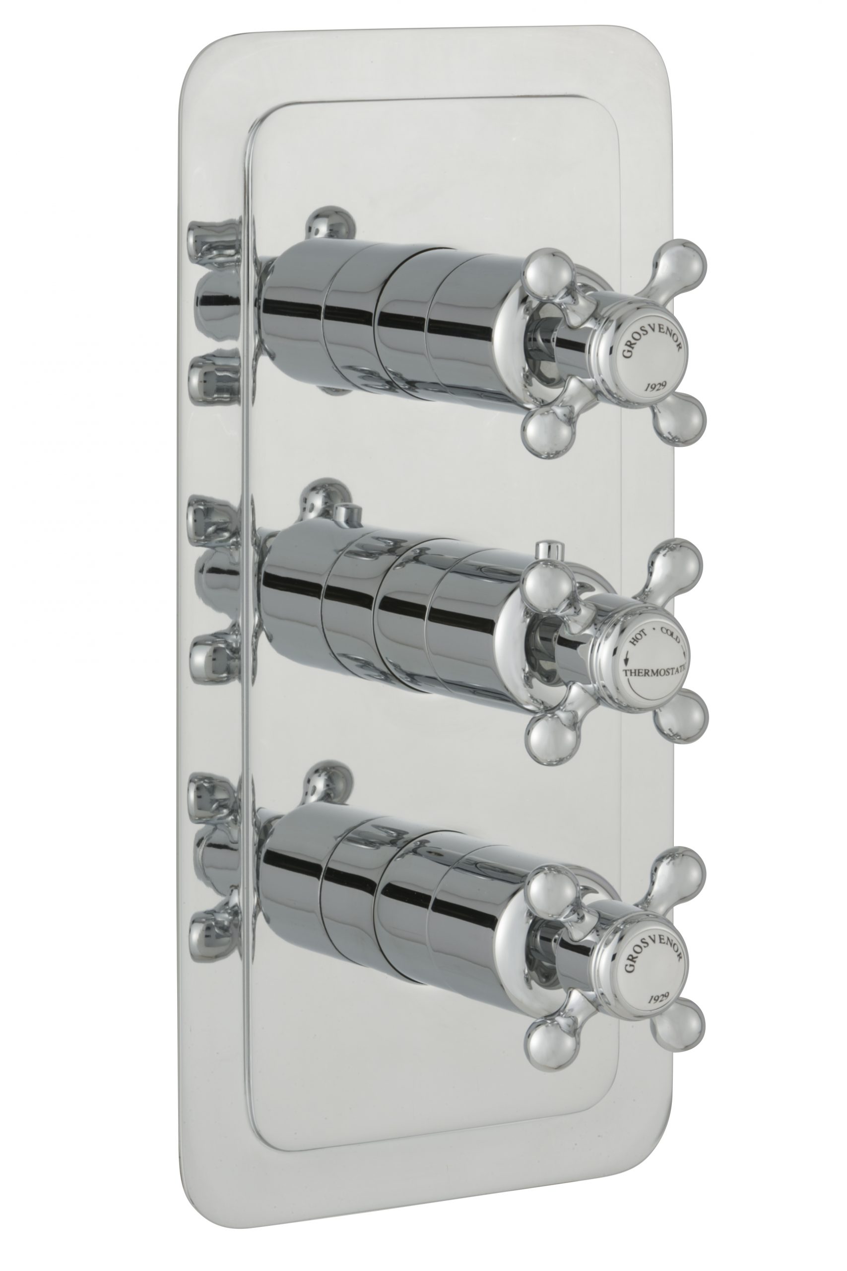 JTP - Grosvenor Cross Thermostatic 2 Outlet Shower Valve