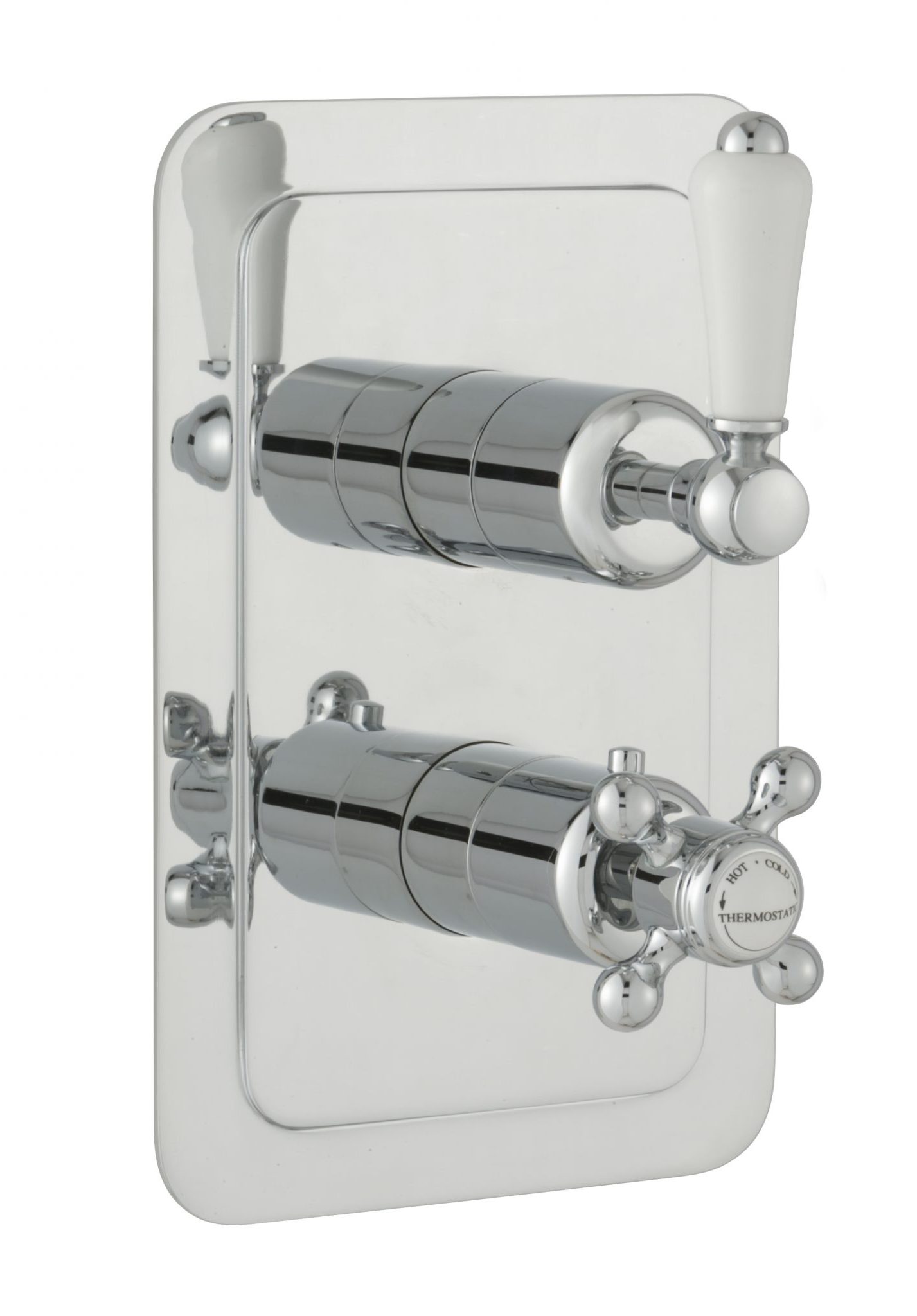 JTP - Grosvenor Lever Thermostatic 2 Outlet Shower Valve