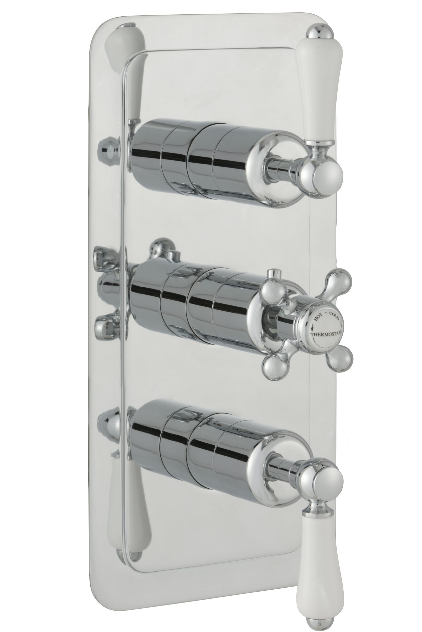 JTP - Grosvenor Lever Thermostatic 3 Outlet Shower Valve