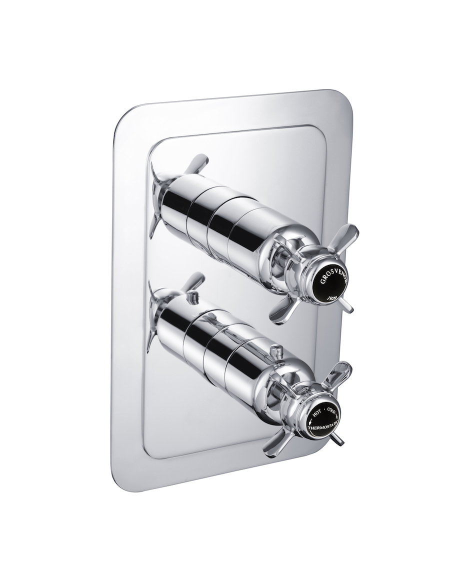 JTP - Grosvenor Pinch Thermostatic 2 Outlet Shower Valve
