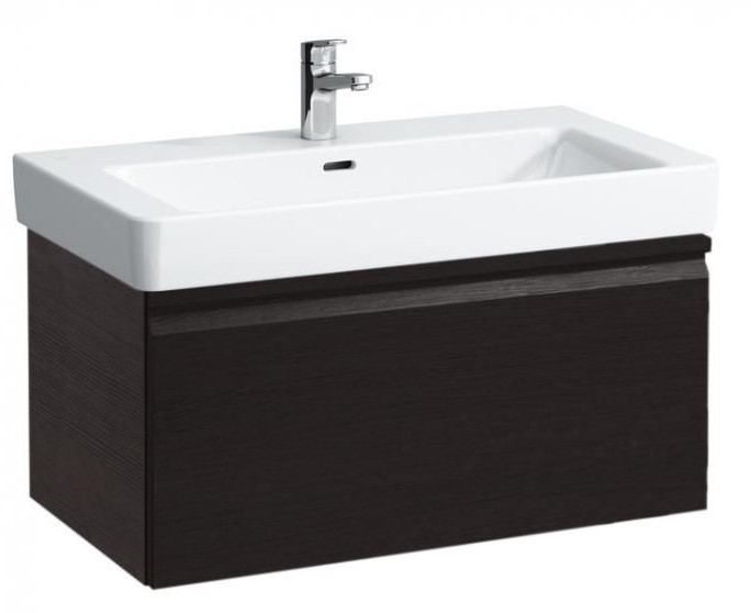Vanity unit, 1 drawer, matches washbasin 813965 - WENGE
