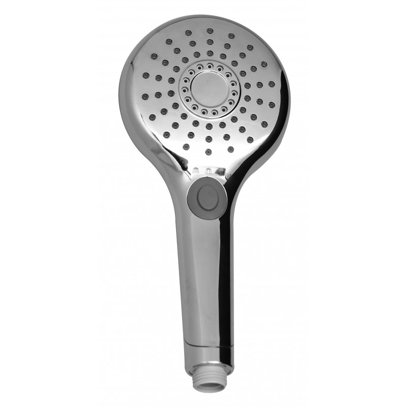 Chrome Multifunction (Press Button) Hand Shower - Round (HS1000R)