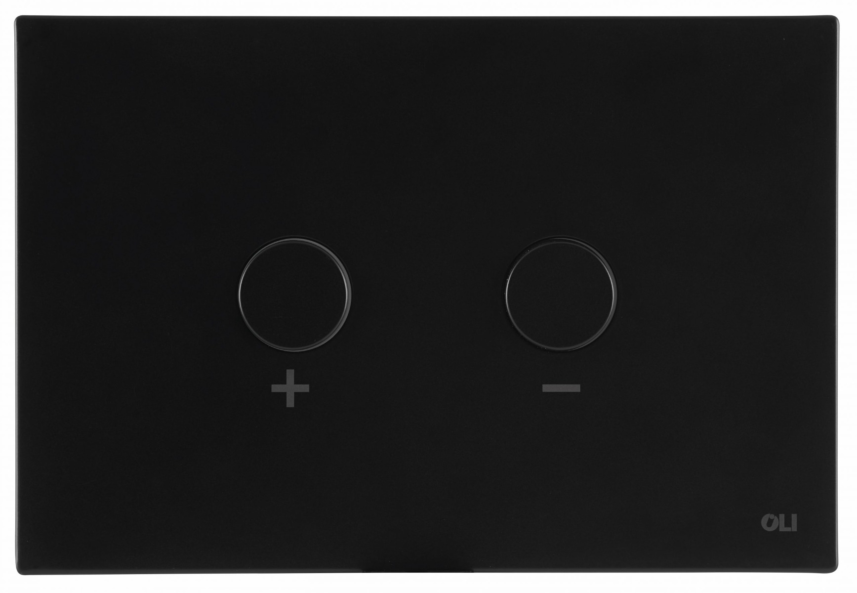Matt Black Metal Pneumatic Flush Plate 2