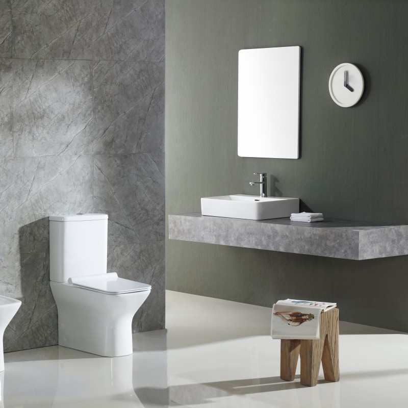 Impression C/C wc (fully back to wall) with Geberit fitting & seat (IMP605)