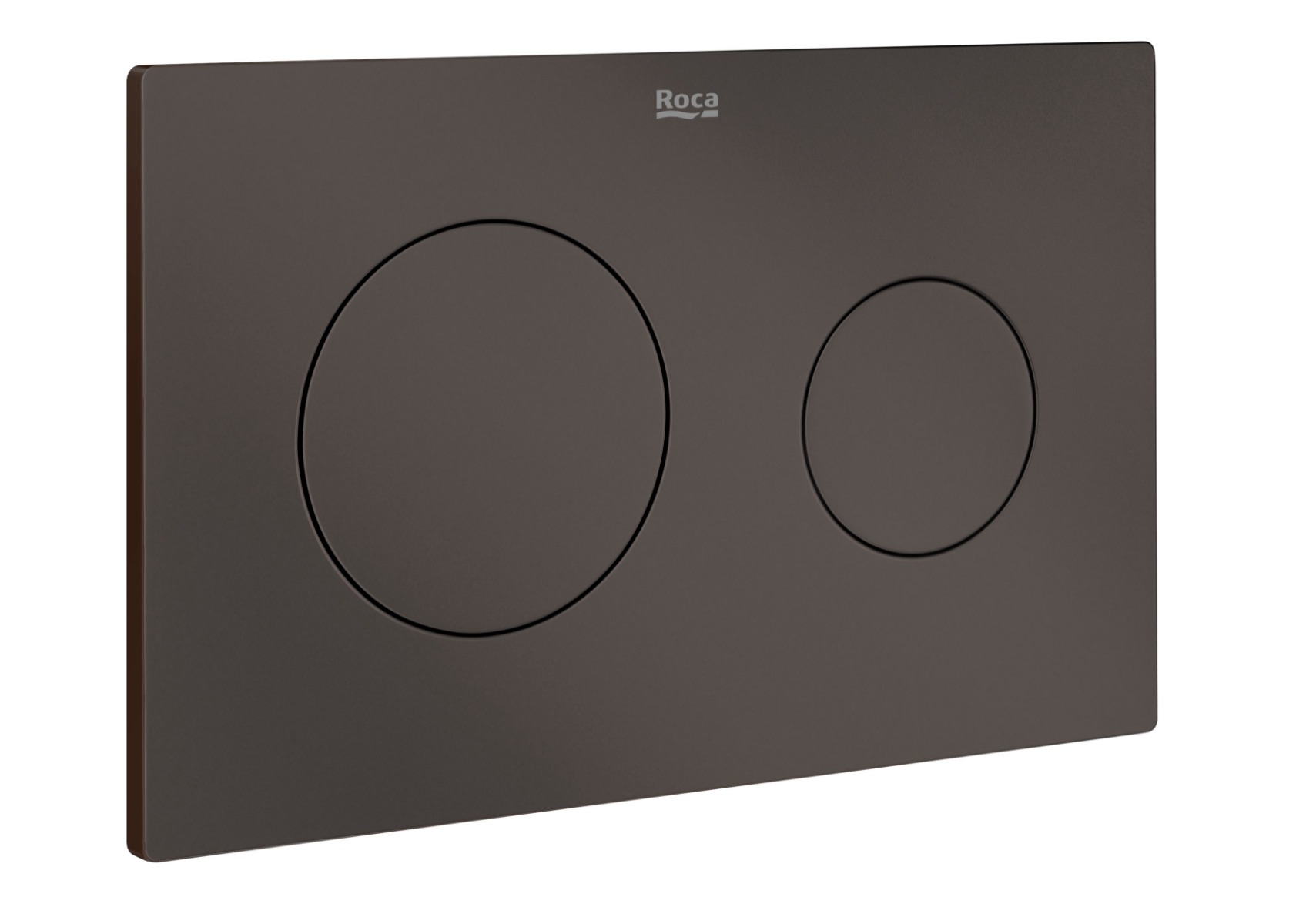 PL10 DUAL Dual flush operating plate for concealed cistern with matt Black