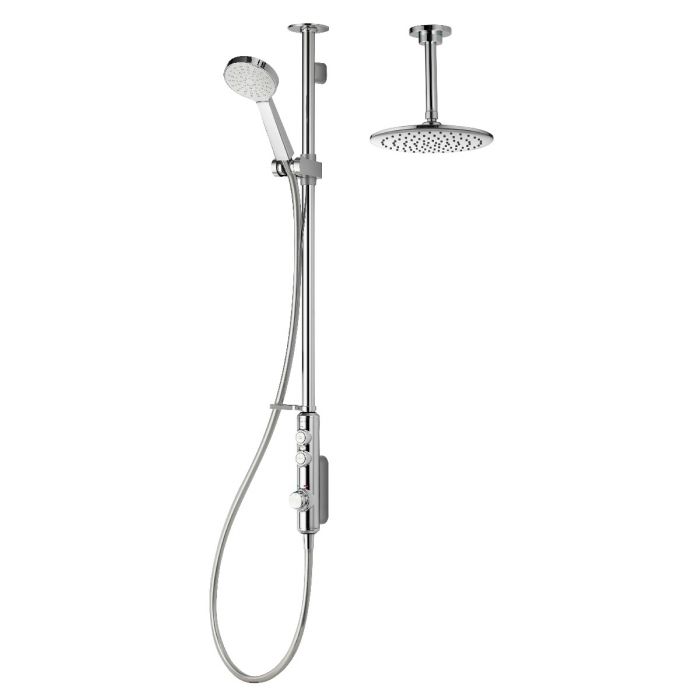 iSystem Smart Exposed with Adjustable and Ceiling Fixed Heads (Gravity Pumped)