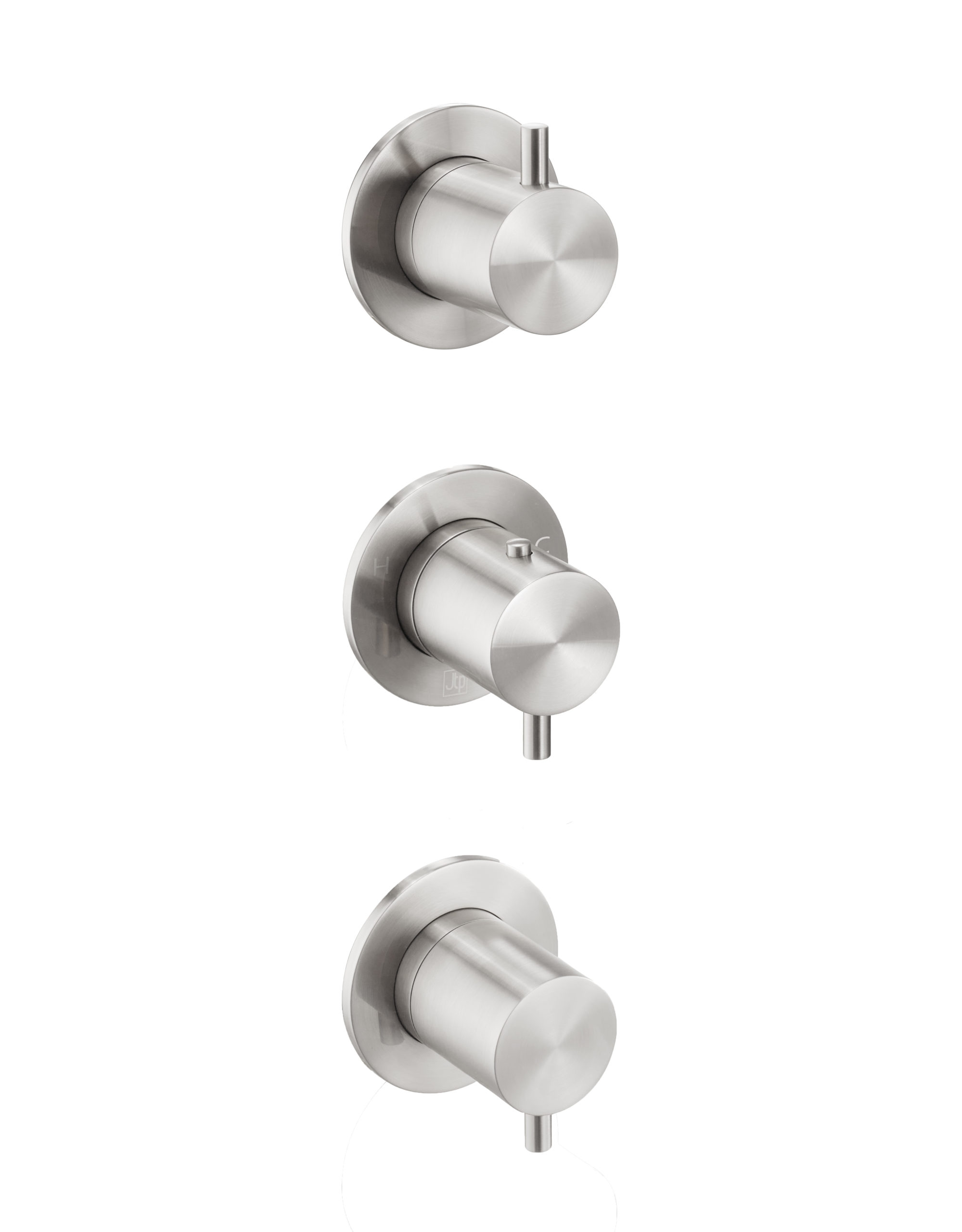 JTP - INOX Modular Thermostatic Concealed 3 Outlet Shower Valve