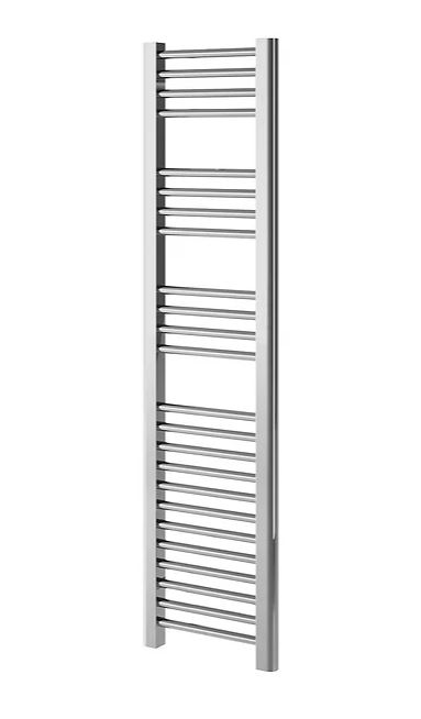 Radox Premier Flat 1200mm x 300mm Heated Towel Rail in Chrome Output (BTU) 1190