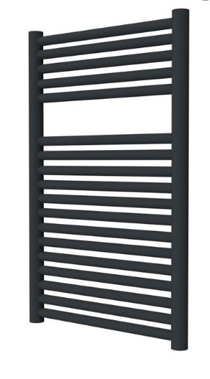 Radox Hercules 800 x 542 Matt Black Designer Towel Radiator Output (BTU) 1545