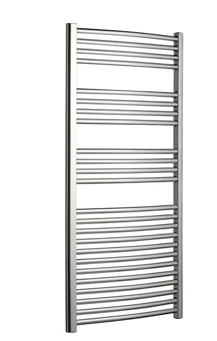 Radox Premier Curved 1800mm x 500mm Heated Towel Rail in Chrome Output (BTU) 2718