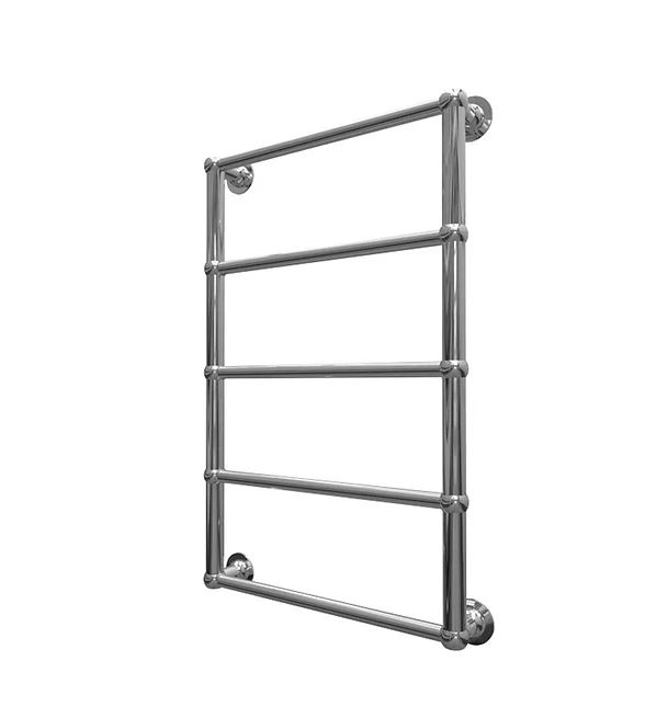 Radox Edwardian 920mm x 600mm Wall Mounted Heated Towel Rail in Matt Black Output (BTU) 662