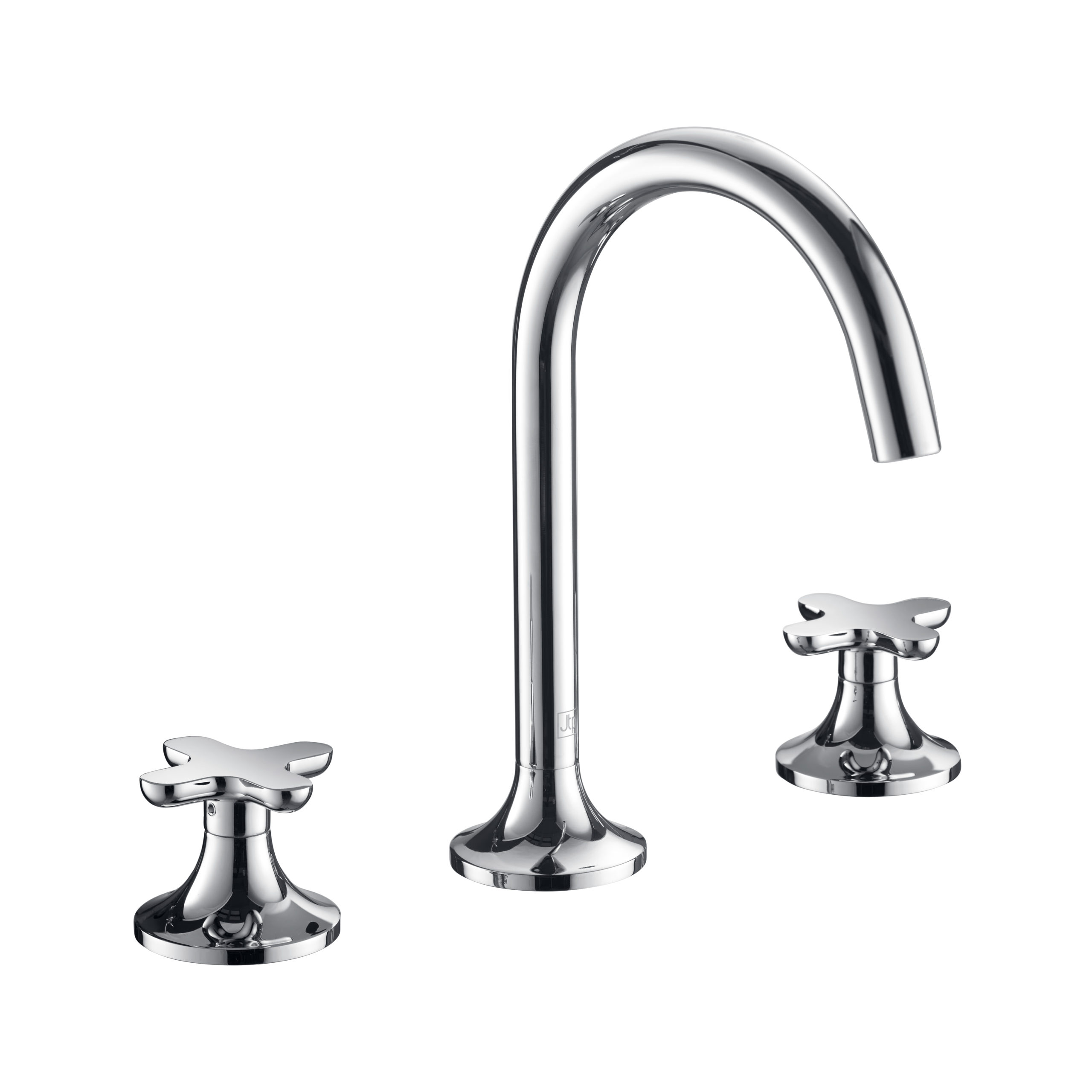 JTP - 3 hole deck mounted basin mixer (both handles included)